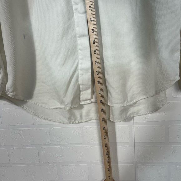 Disney Store Button Down Shirt Womens Size L Off White Pooh Embroidered - Picture 5 of 16